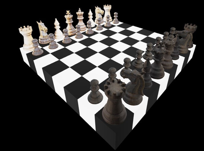 3D chess using Three.js